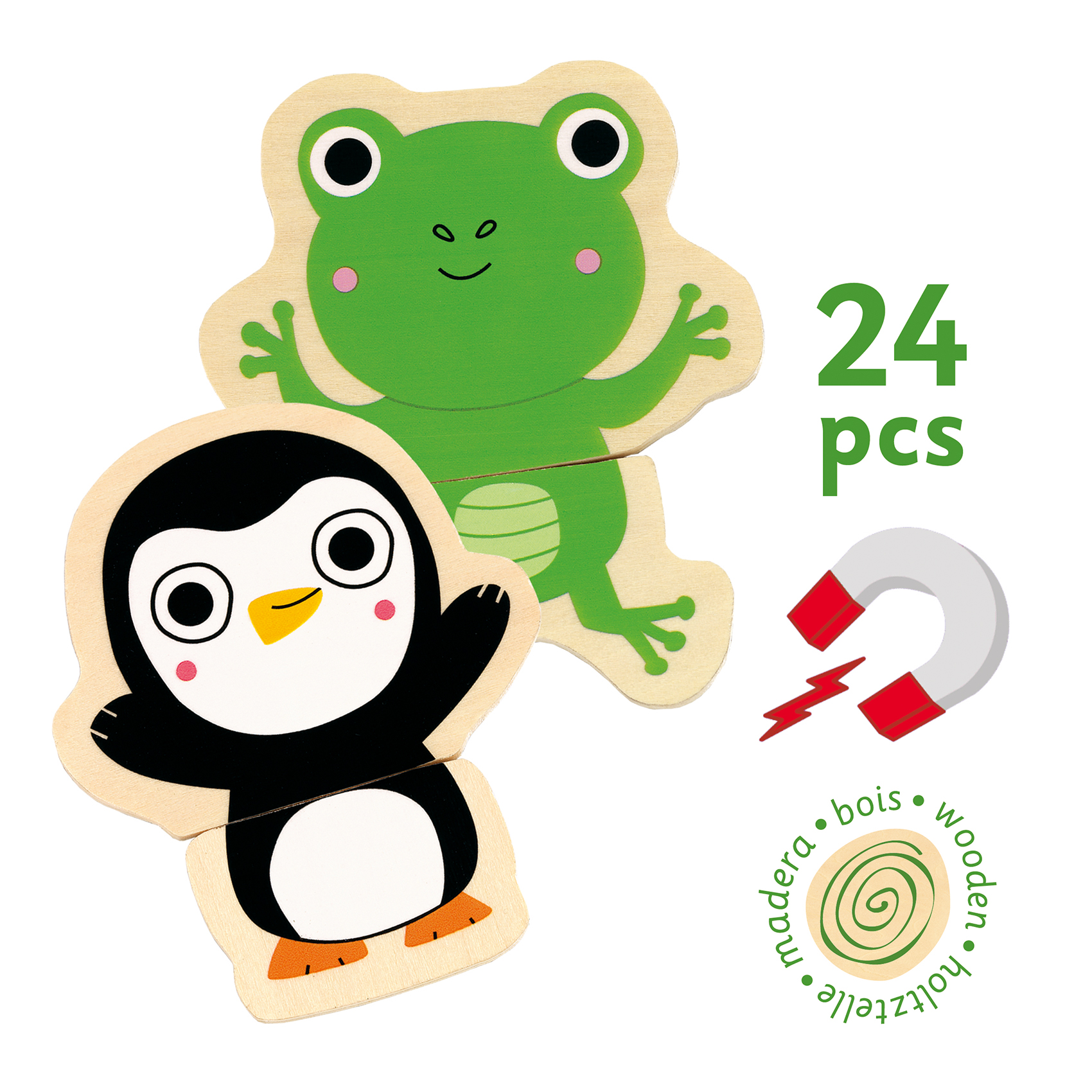 Premiers Jeux Educatifs - 2 ans et Plus - Jeux Magnétique Coucou