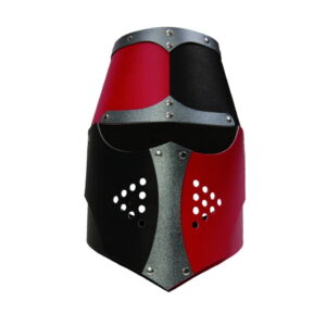 Casque Chevalier Normand Rouge