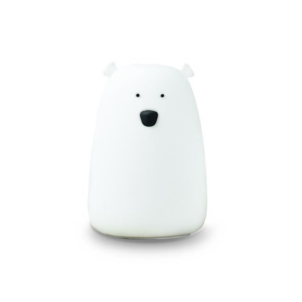 Veilleuse Nomade en Silicone - Ours Blanc