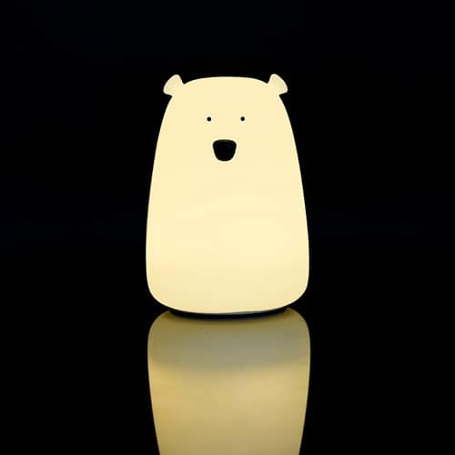 Veilleuse Nomade en Silicone - Ours Blanc