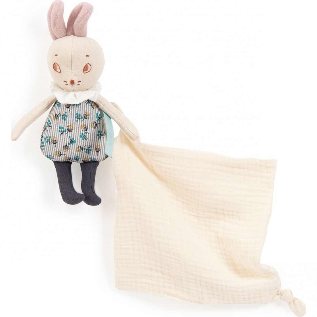 MR - Après La Pluie - Doudou Mouchoir Lapin