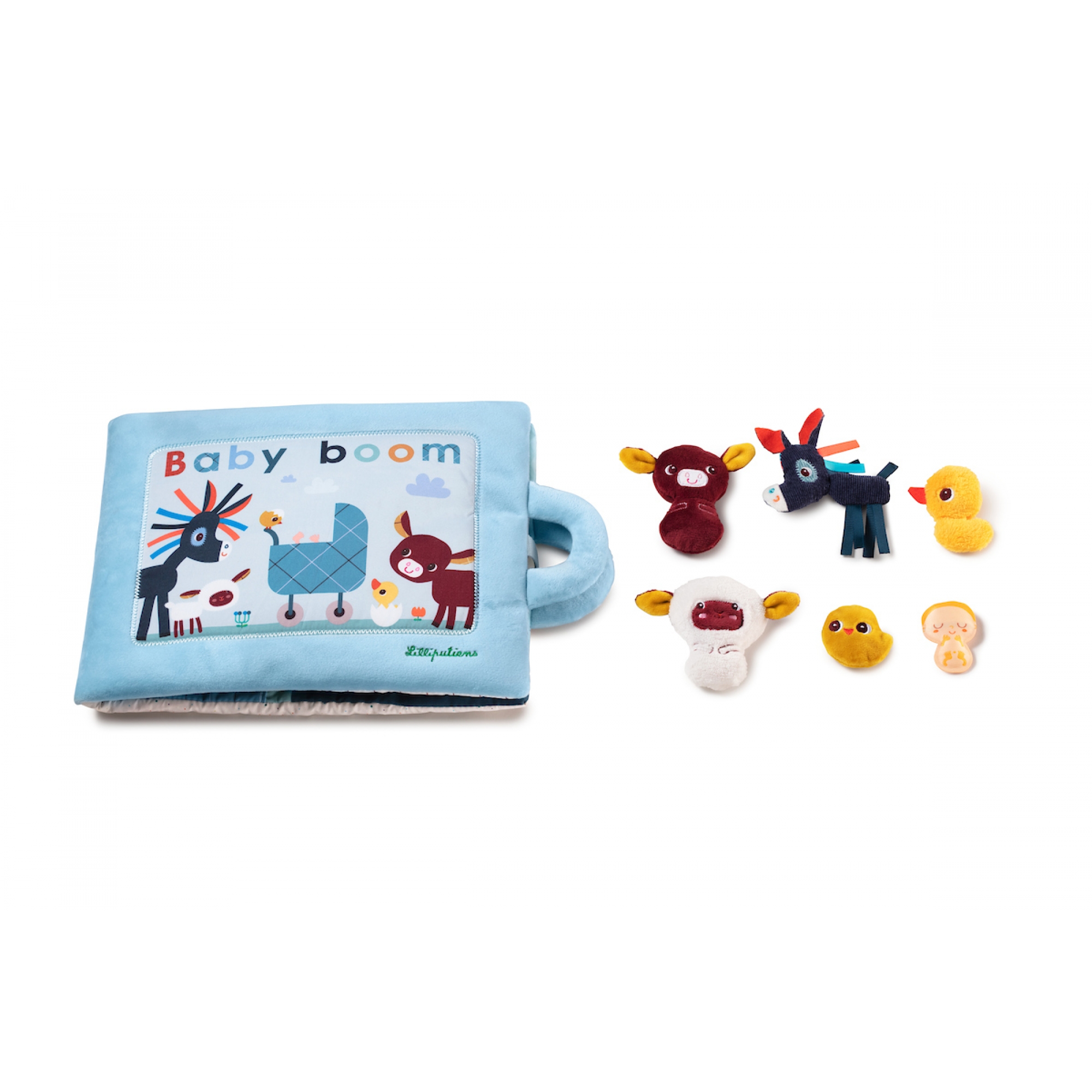 Lilliputiens - Livre d'Eveil Textile Baby Boom