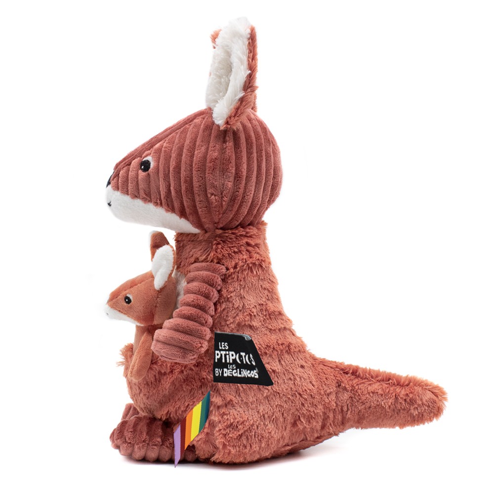 Ptipotos - Kangourou Maman/Bébé Terracotta