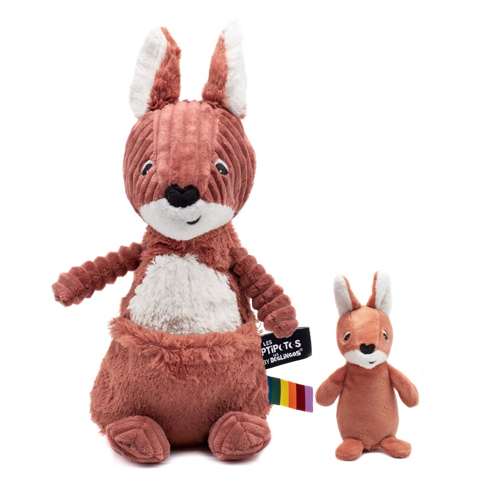 Ptipotos - Kangourou Maman/Bébé Terracotta