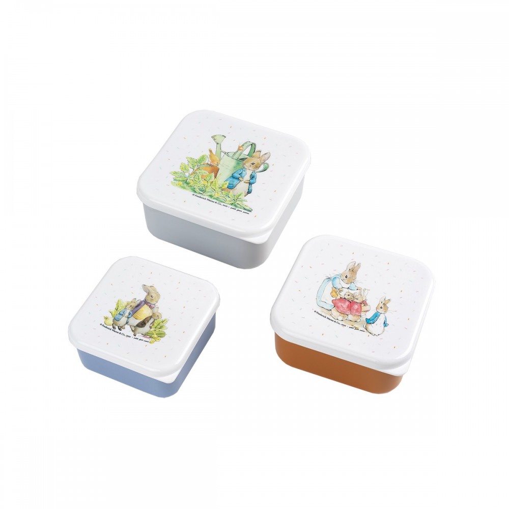 Gamme Peter Rabbit - Set 3 Boites à Lunch