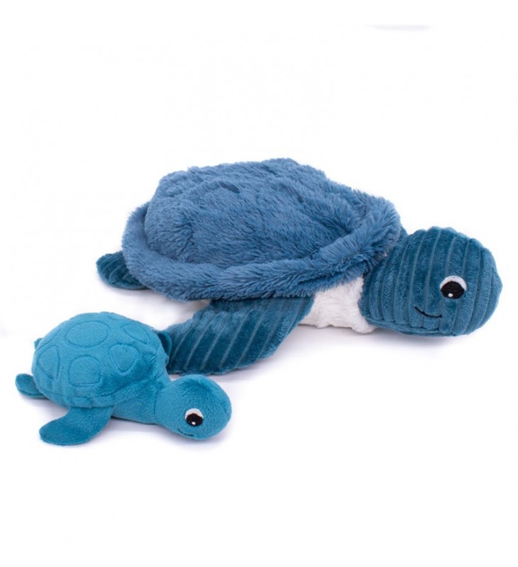 Ptipotos - Tortue Maman/Bébé Bleue