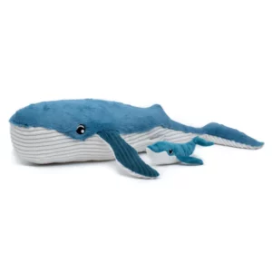 Ptipotos - Baleine Géante Maman/Bébé Bleue