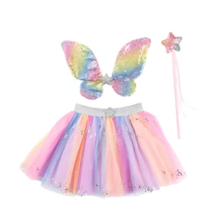 Set 3 Pièces Fée Papillon Arc-en-Ciel