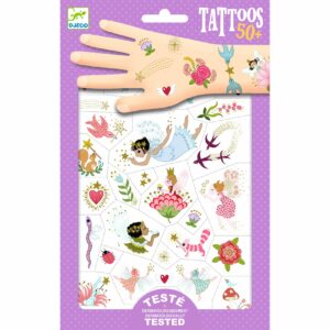 Tatouages Temporaires Métallisés Fairy Friends