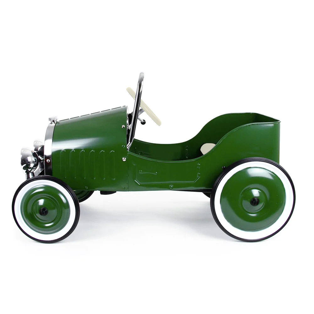 Voiture à Pédales Vintage Vert Anglais