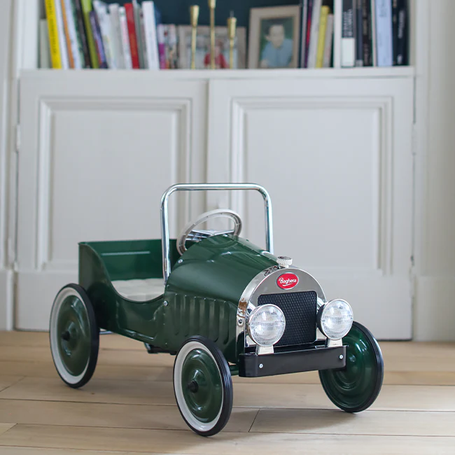 Voiture à Pédales Vintage Vert Anglais
