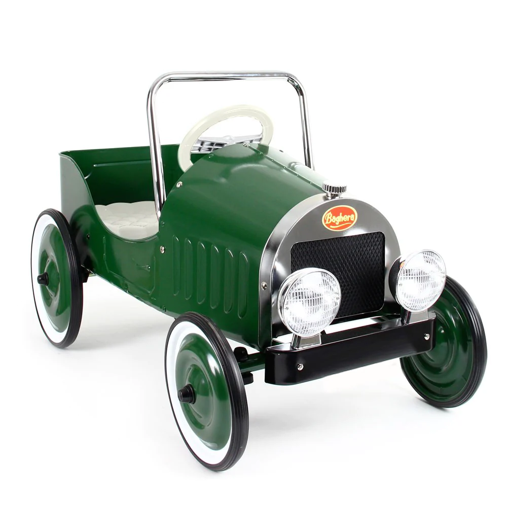 Voiture à Pédales Vintage Vert Anglais