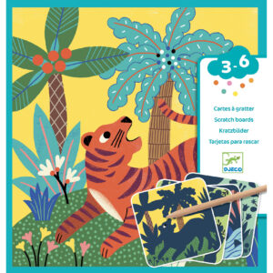 Premiers Loisirs Créatifs - 3/6 ans - Cartes à Gratter Grosses Bêtes