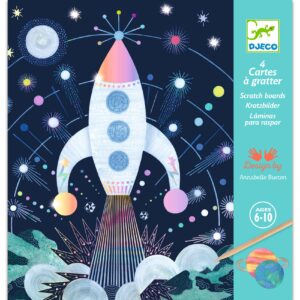 Loisirs Créatifs - 6/10 ans - Cartes à Gratter Mission Cosmique