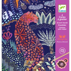 Loisirs Créatifs - 7/12 ans - Cartes à Gratter Nature Luxuriante