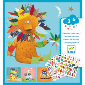 Premiers Loisirs Créatifs - 3/6 ans - Gommettes et Stickers - Créer des Animaux
