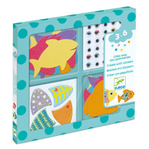 Premiers Loisirs créatifs - 3/6 ans - Gommettes et Stickers - Créer des Poissons