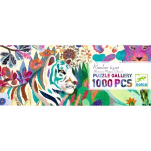 Puzzle Gallery 1000 Pièces - 9 ans et Plus - Rainbow Tigers