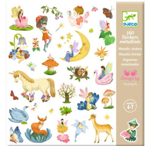 Loisirs Créatifs - 4/7 ans - Stickers Métallisés Fées