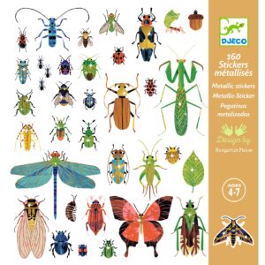 Loisirs Créatifs - 4/7 ans - Stickers Métallisés Insectes