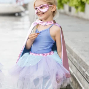 Set 3 pièces Super Girl Rose 4/6 ans