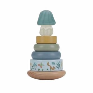 Collection Forêt - Tour à Empiler en Bois Bleu