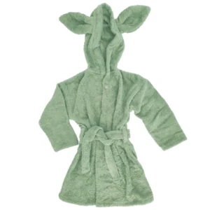 Peignoir de Bain Lapin Sauge 4/6 ans