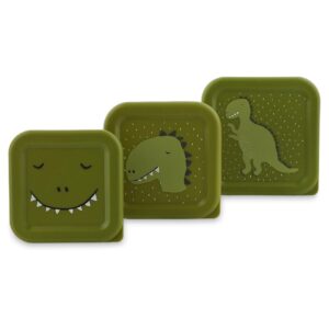 Set 3 Boîtes à Goûter Monsieur Dino