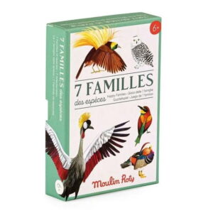 Jeu de Cartes 6 ans et Plus - Collection Tout Autour du Monde - Jeu de 7 Familles des Espèces