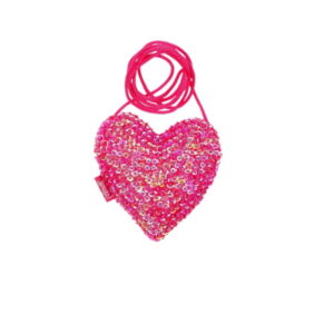 Nos Porte-Monnaie - Porte-Monnaie Tour de Cou Coeur Fushia