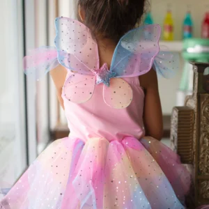 Robe Fée Papillon Arc-en-Ciel 3/4 ans