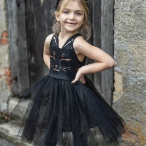 Robe et Serre-tête Princesse Cute Cat 5/6 ans