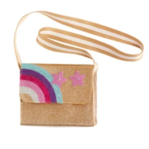 Nos Sacs à Main - Sac Or Pailleté Arc-en-Ciel