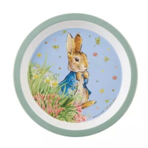Peter Rabbit - Assiette Bébé Bleue