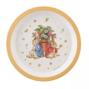 Peter Rabbit - Assiette Bébé Abricot