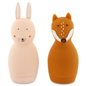 Trixie - Set 2 Jouets de Bain Aspergeurs - Monsieur Renard et Mademoiselle Lapin
