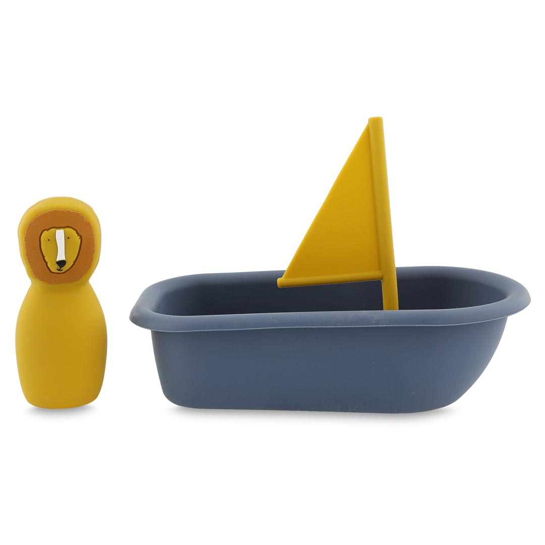 Trixie - Jouet de Bain - Monsieur Lion et son Bateau