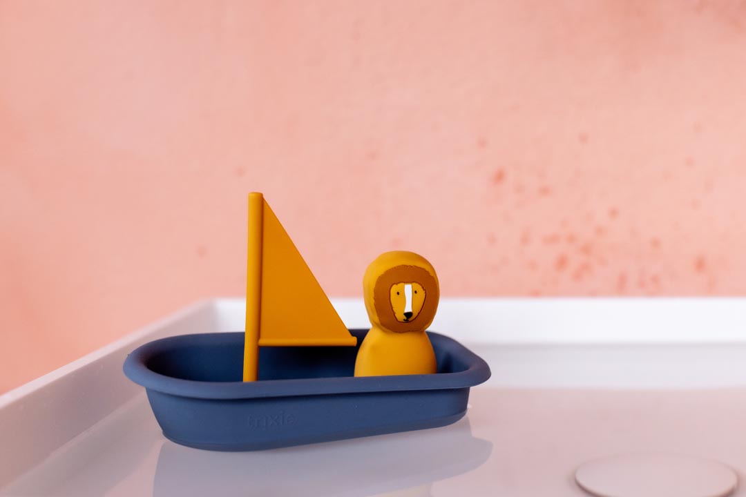 Trixie - Jouet de Bain - Monsieur Lion et son Bateau