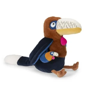 MR - Collection La Forêt Mawa - Peluche d'Activités Calao Litchi