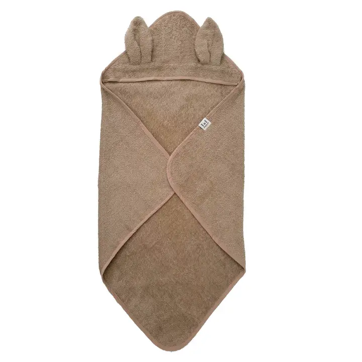 Cape de Bain Lapin Taupe