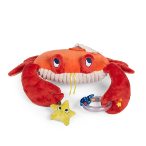 MR - Collection Les Aventures de Paulie - Peluche d'Activités Crabe