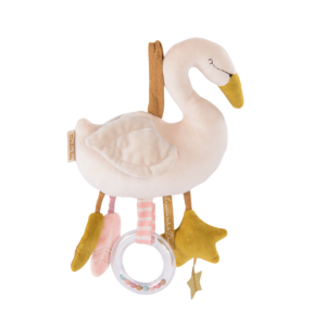 MR - Collection La Petite Ecole de Danse- Peluche d'Activités à Suspendre Cygne