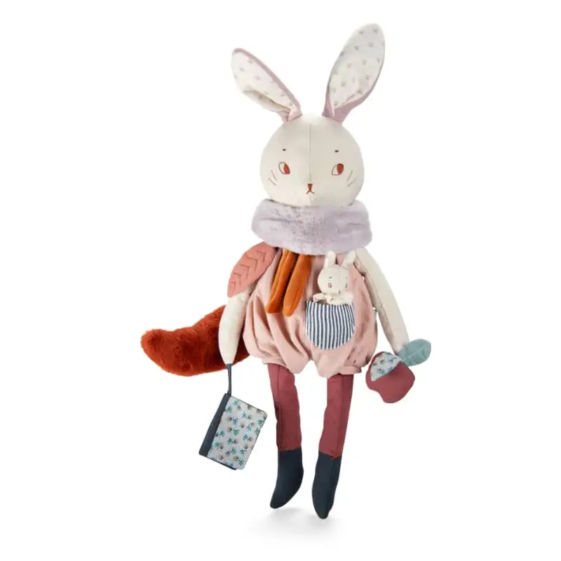 MR - Après La Pluie - Grande Peluche d'Activités Lapin