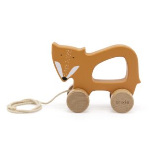 Trixie - Jouet à Trainer en Bois Monsieur Renard