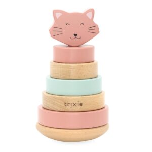 Trixie - Tour à Empiler en Bois Mademoiselle Chat