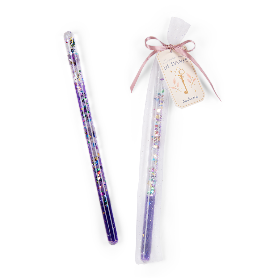MR - Baguette Magique Paillettes - Violette