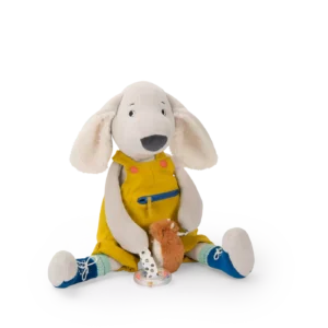 MR - Collection Puce et Pilou - Grande Peluche d'Activités Chien Pilou