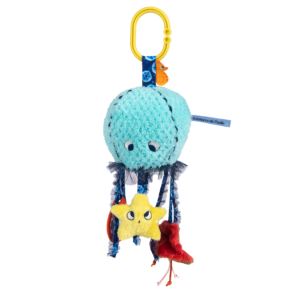 MR - Collection Les Aventures de Paulie - Peluche d'Activités à Suspendre Méduse