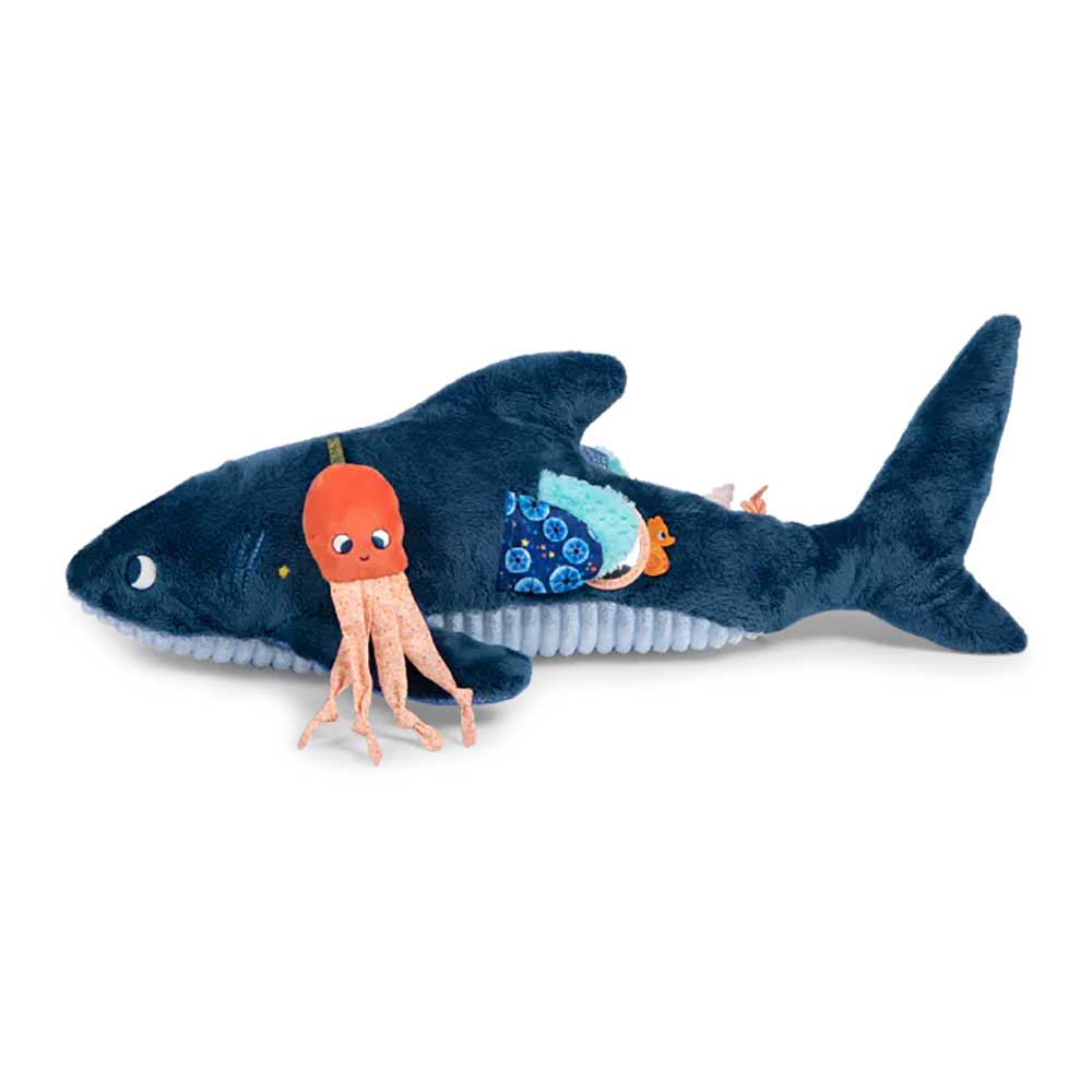 MR - Collection Les Aventures de Paulie - Grande Peluche d'Activités Requin
