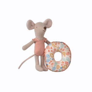 Maileg - Vacances à la Mer - Souris Bouée Fille Rose